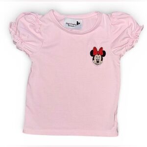 Pink Minnie Mouse Puff Sleeve Tee 18-24 months